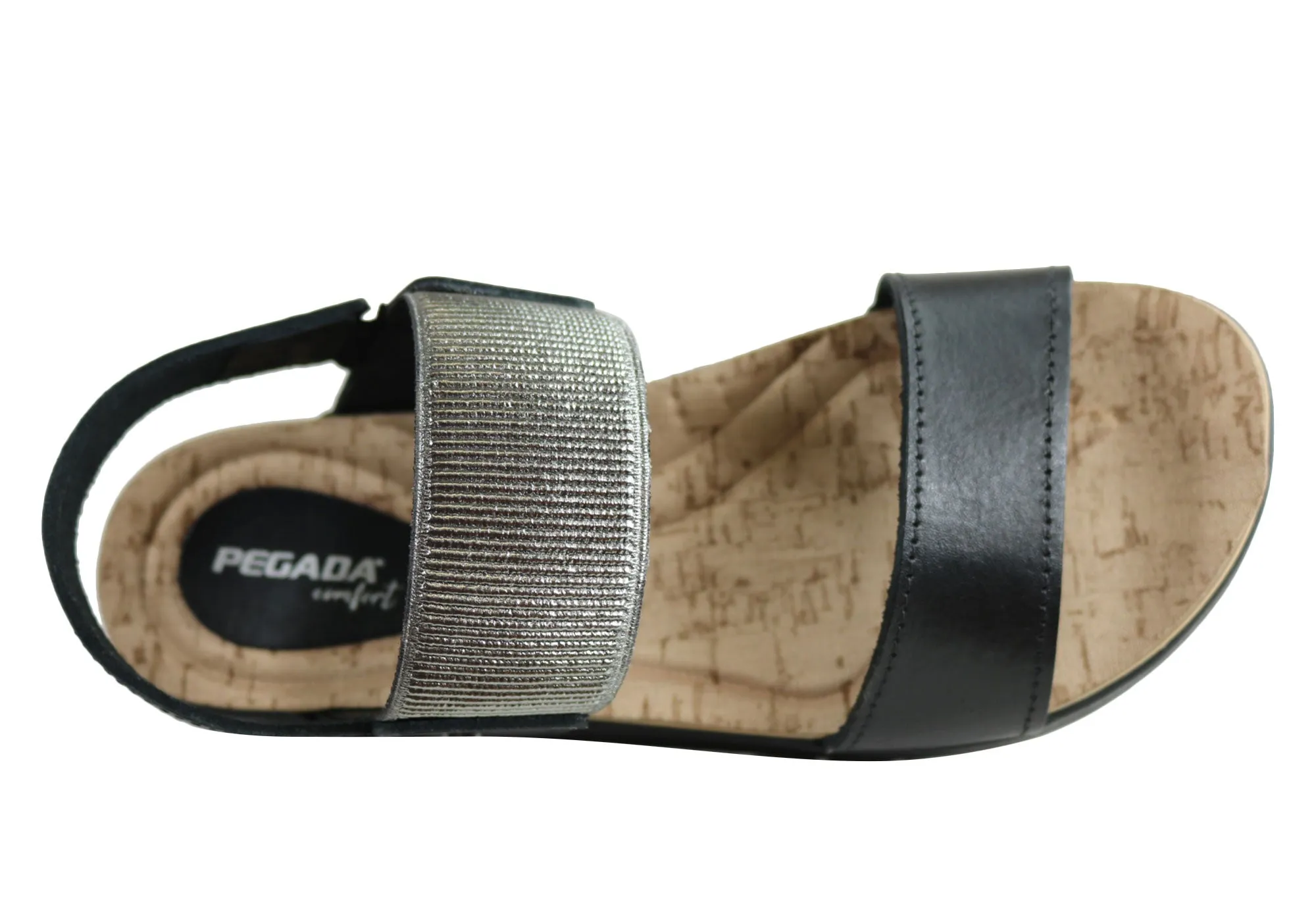 Pegada Rosie Damen Komfort-Gepolsterte Ledersandalen Hergestellt in Brasilien Pegada Schuhe