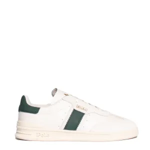 Polo Ralph Lauren Aera Turnschuhe Low Top Schnürung Weiß / Grün