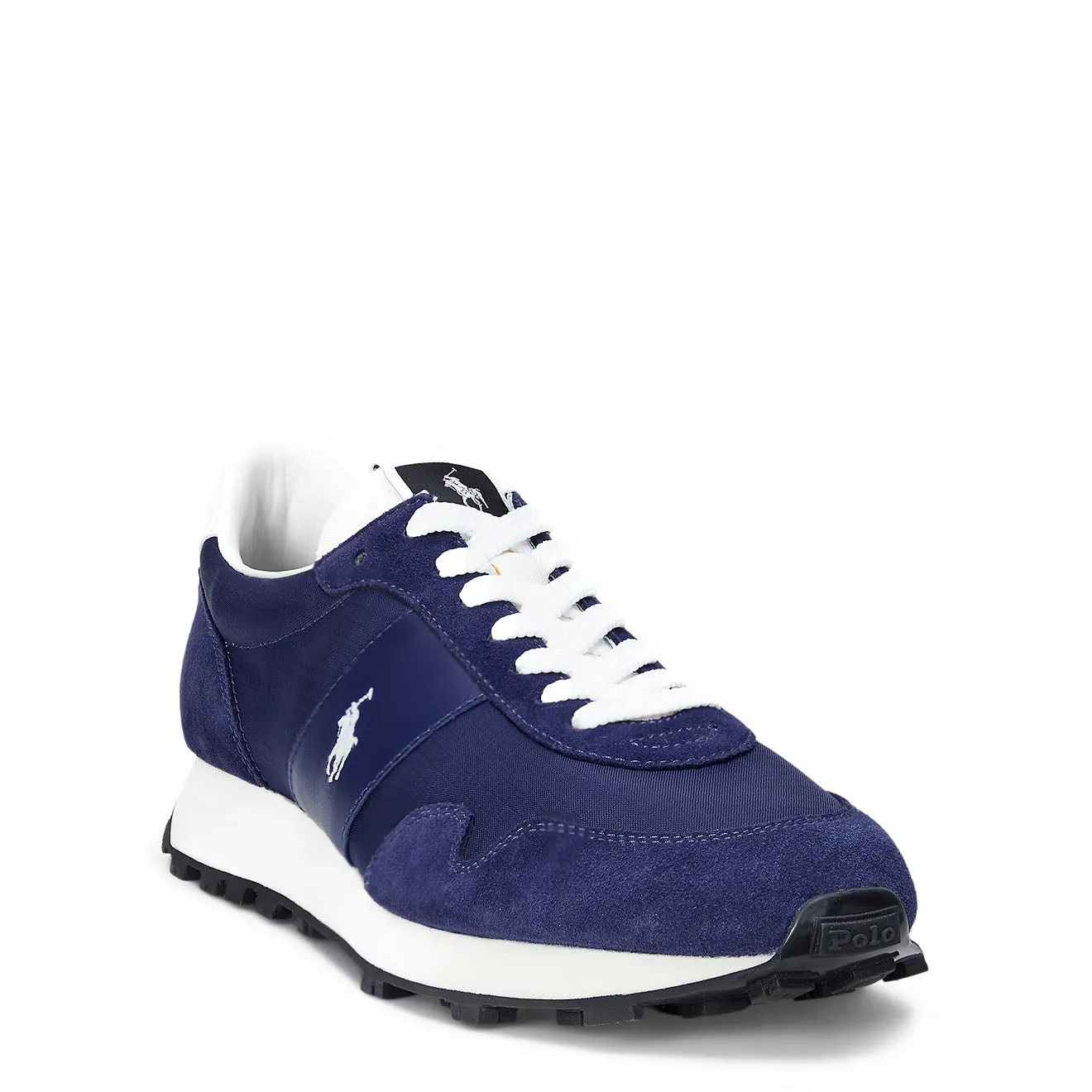 Polo Sport PRL Trail 125 Trainer mit Wildleder-Applikationen Neu Klassisch Marine / Deckwash
