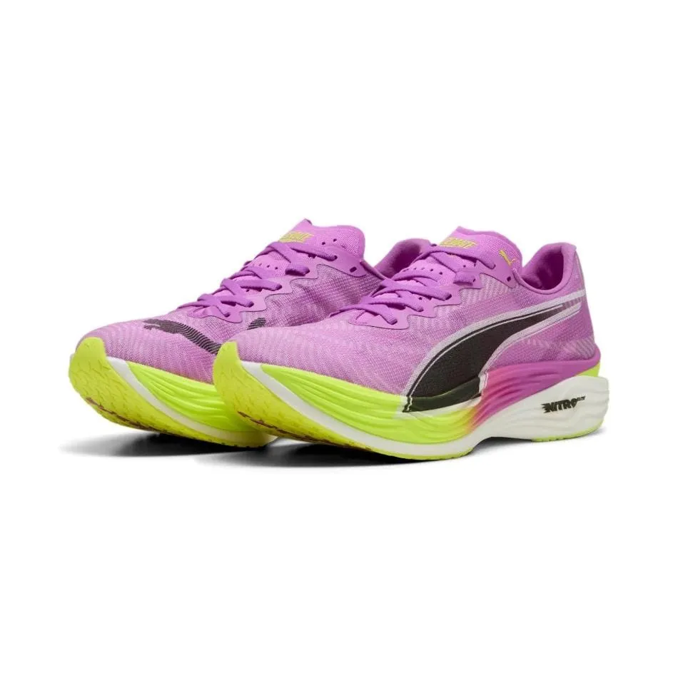 Puma Herren Deviate NITRO Elite 3 Laufschuhe in Reinem Magenta/Gelb Alarm SS25
