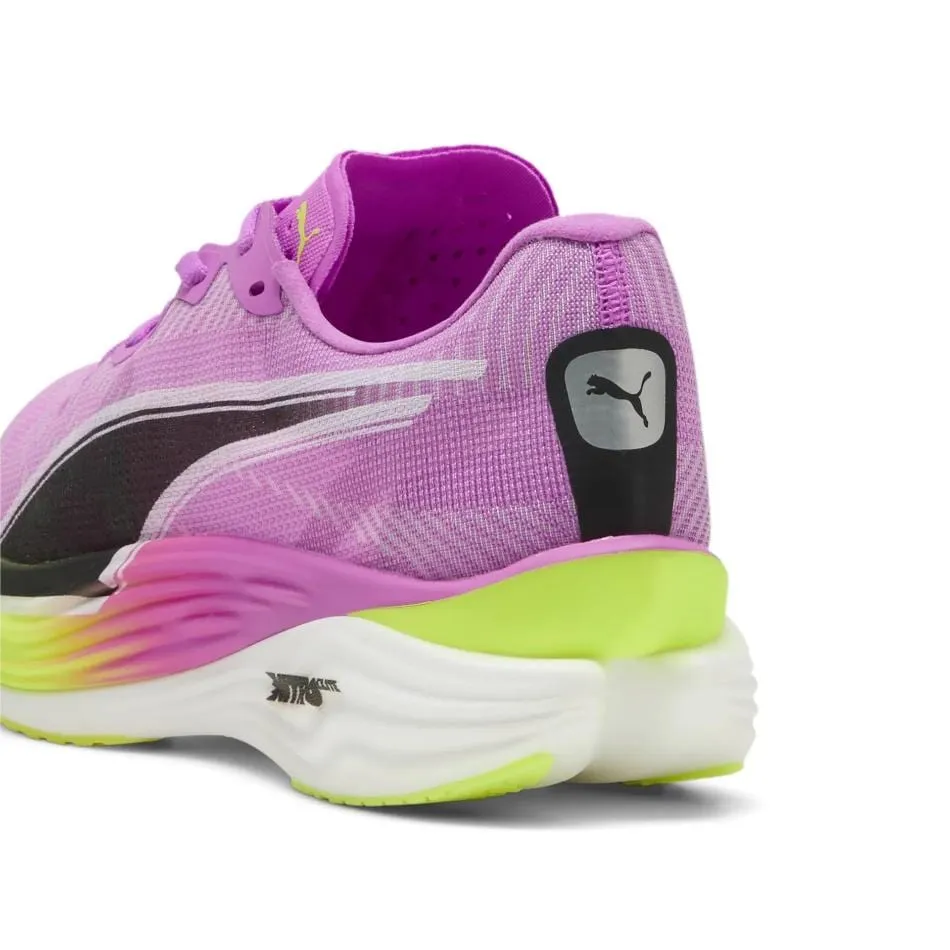 Puma Herren Deviate NITRO Elite 3 Laufschuhe in Reinem Magenta/Gelb Alarm SS25