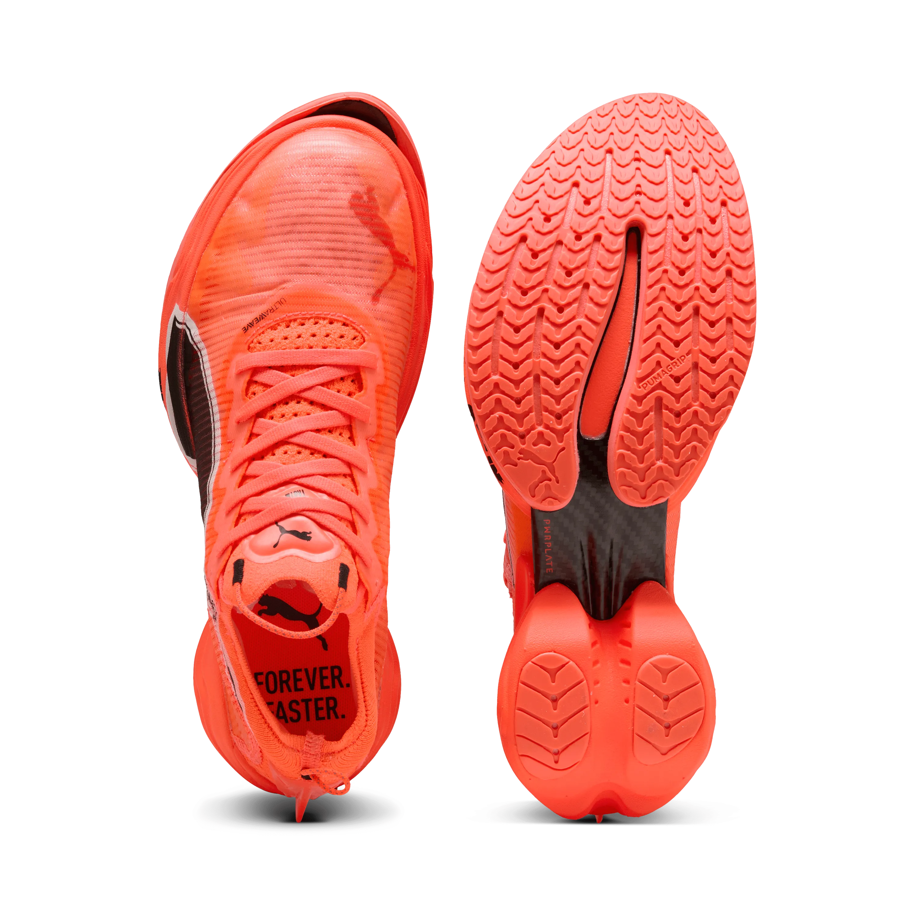 Puma Damen Fast-R NITRO Elite 2 Laufschuhe in Leuchtendrot/Puma Weiß SS25