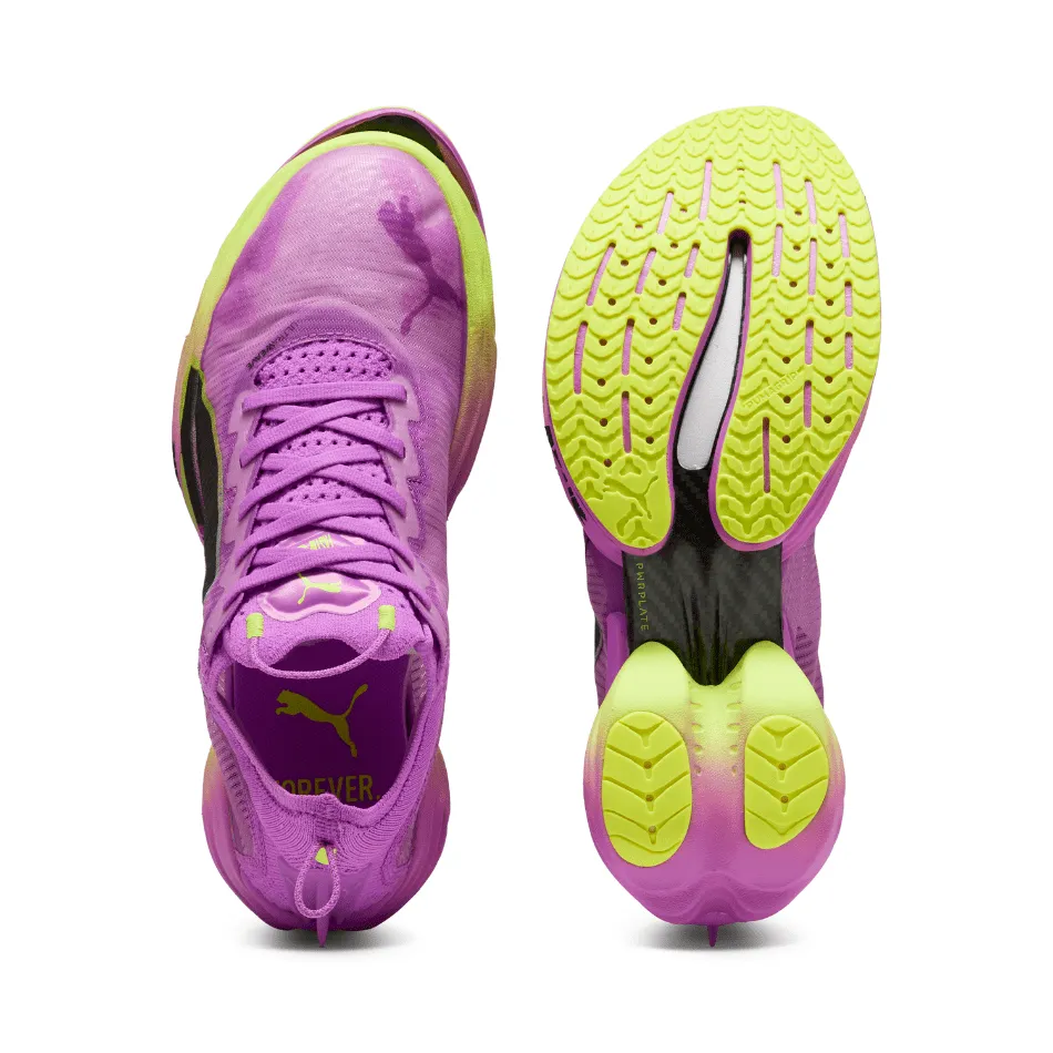 Puma Damen Fast-R NITRO Elite 2 Laufschuhe in Reines Magenta/Gelbe Warnung SS25