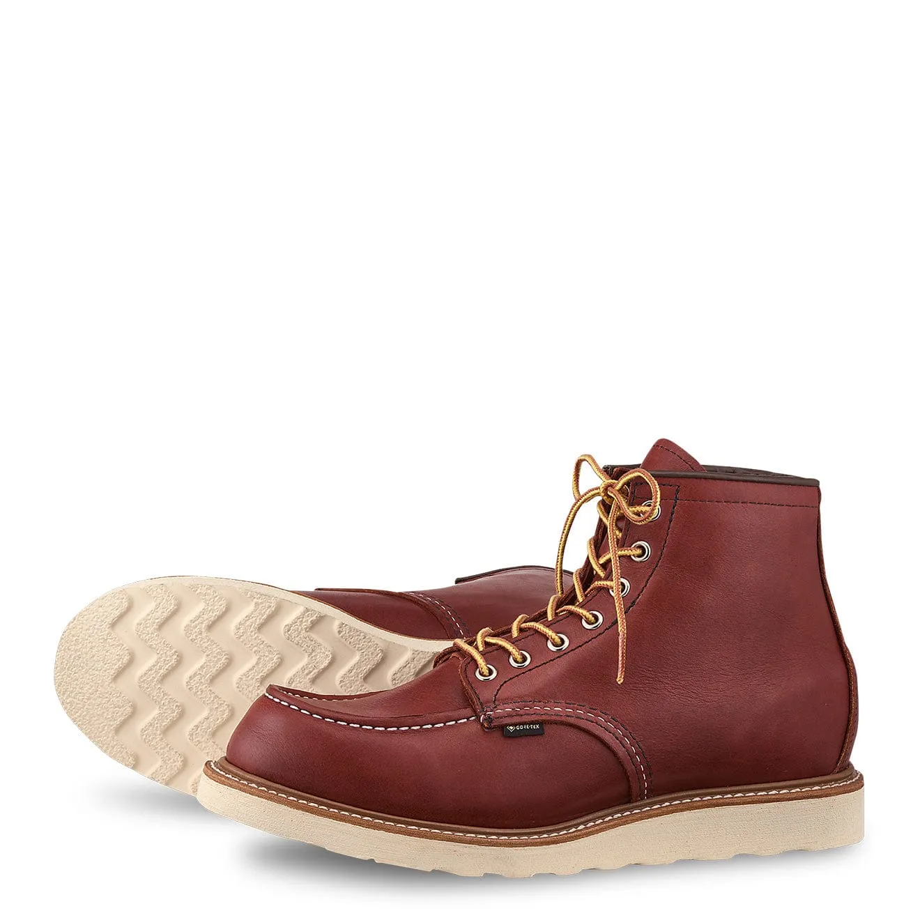 Red Wing 6-Zoll Classic Moc Gore-Tex Stiefel Rostrot Taos