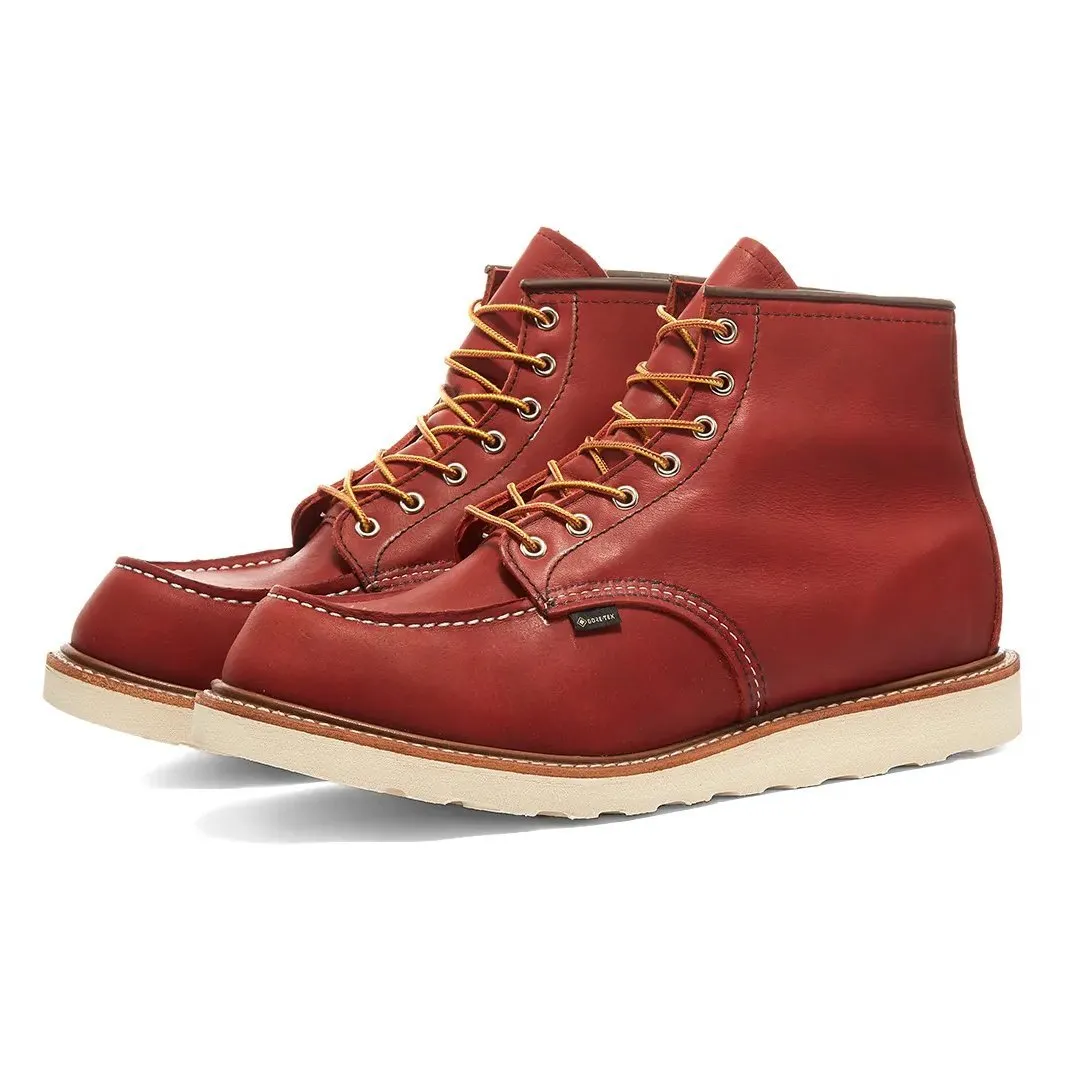 Red Wing Herren 6-Inch Classic Moc 8864 Rostbraun Taos Gore-Tex Wasserdicht