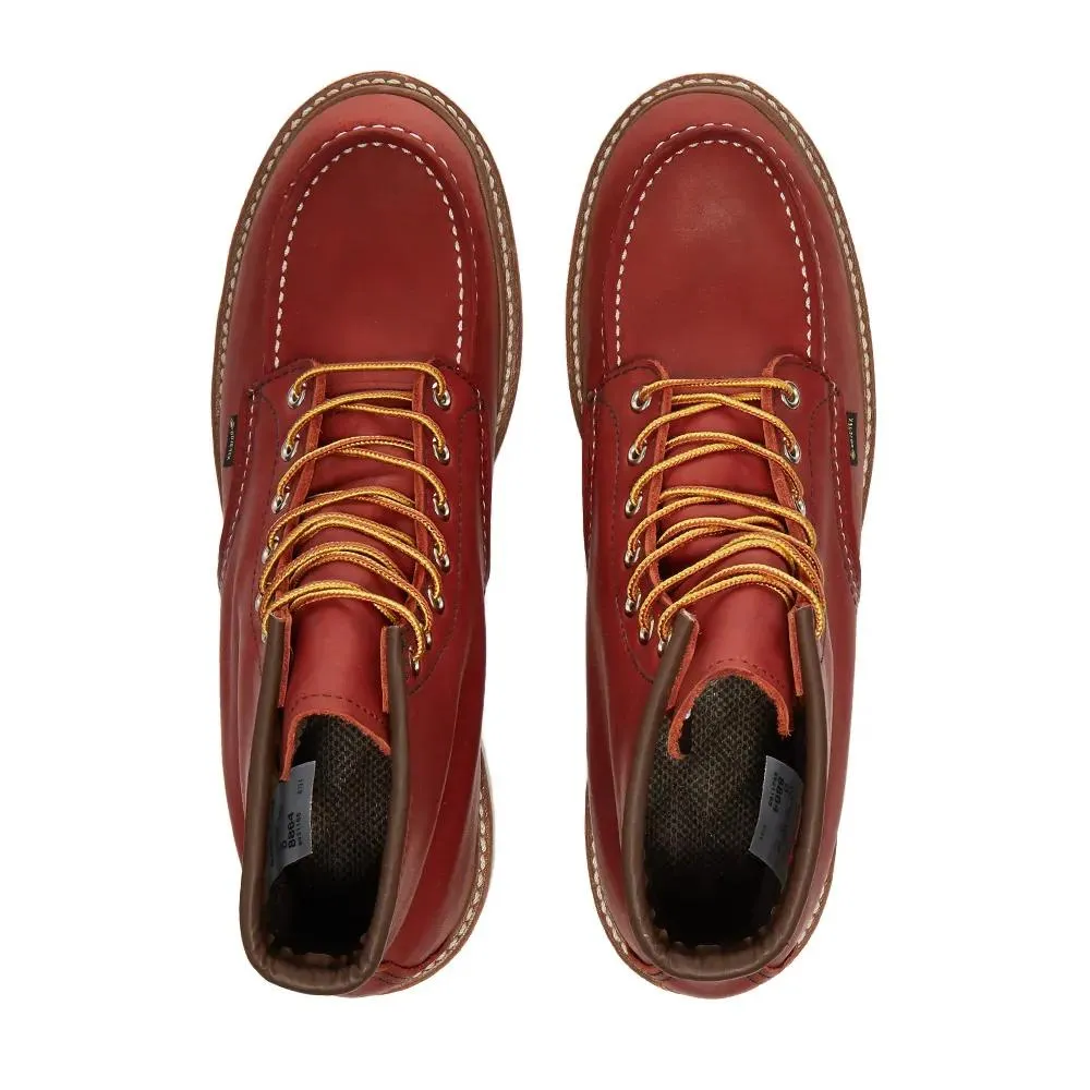 Red Wing Herren 6-Inch Classic Moc 8864 Rostbraun Taos Gore-Tex Wasserdicht