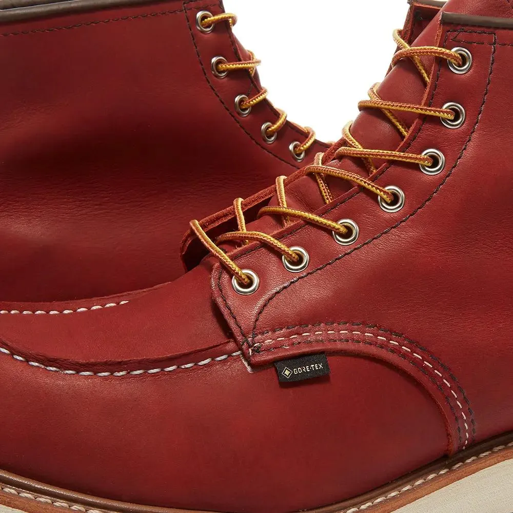Red Wing Herren 6-Inch Classic Moc 8864 Rostbraun Taos Gore-Tex Wasserdicht