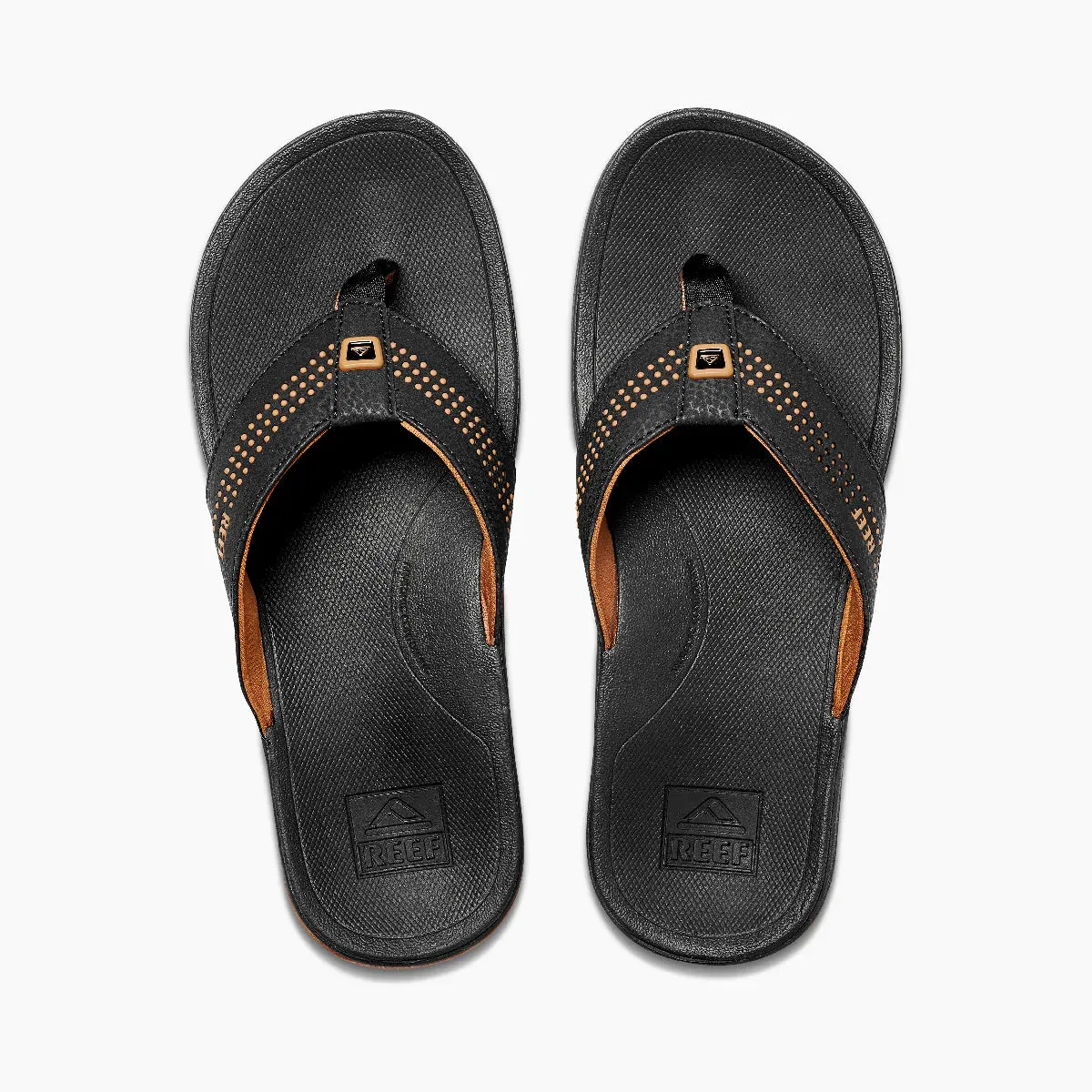 Reef Ortho Seas Herren-Sandale - Schwarz