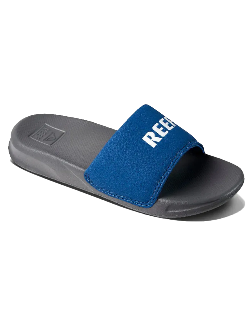 Reef Schuhe Jungen One Sliders in Grau & Blau