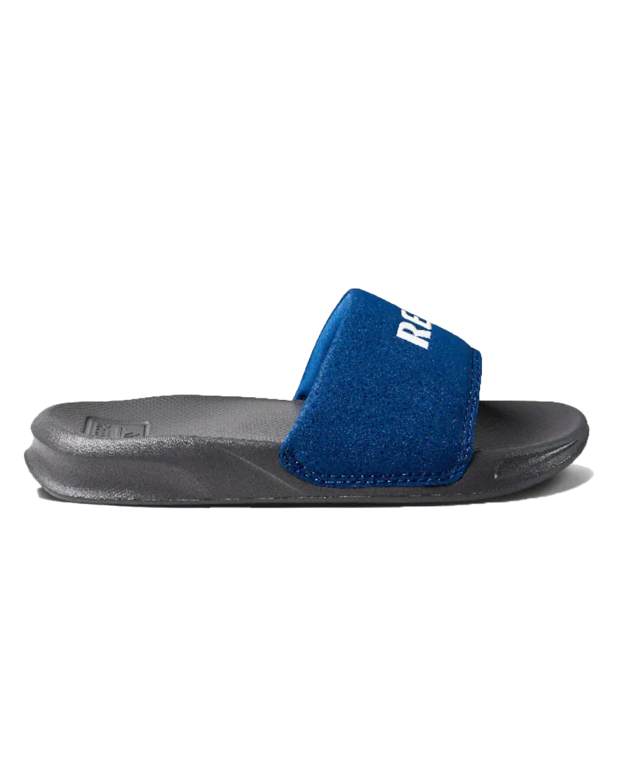 Reef Schuhe Jungen One Sliders in Grau & Blau