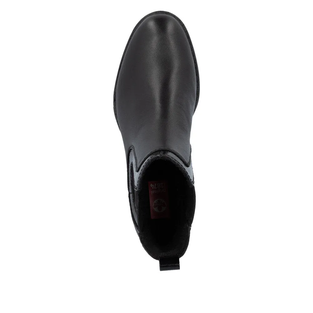 Rieker Schuhe 73457-00 Chelsea Schwarz