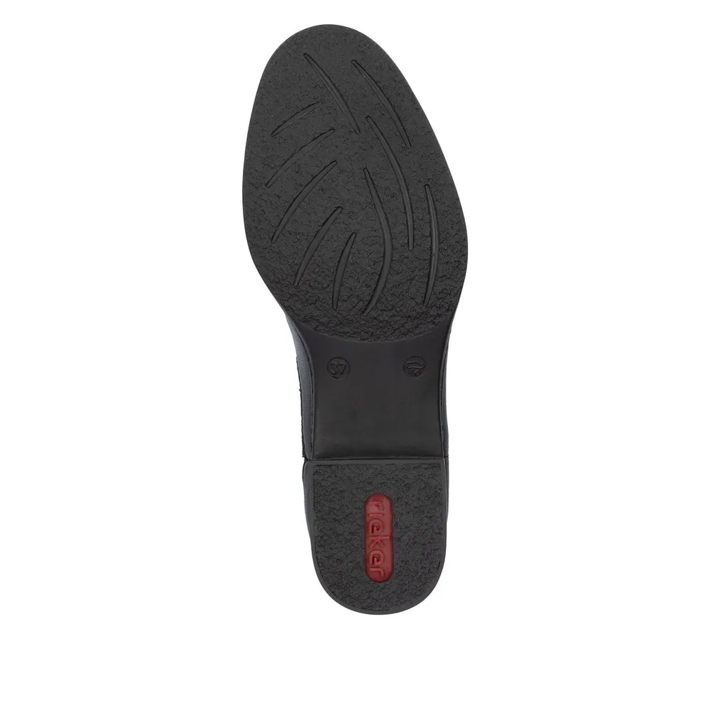 Rieker Schuhe 73457-00 Chelsea Schwarz
