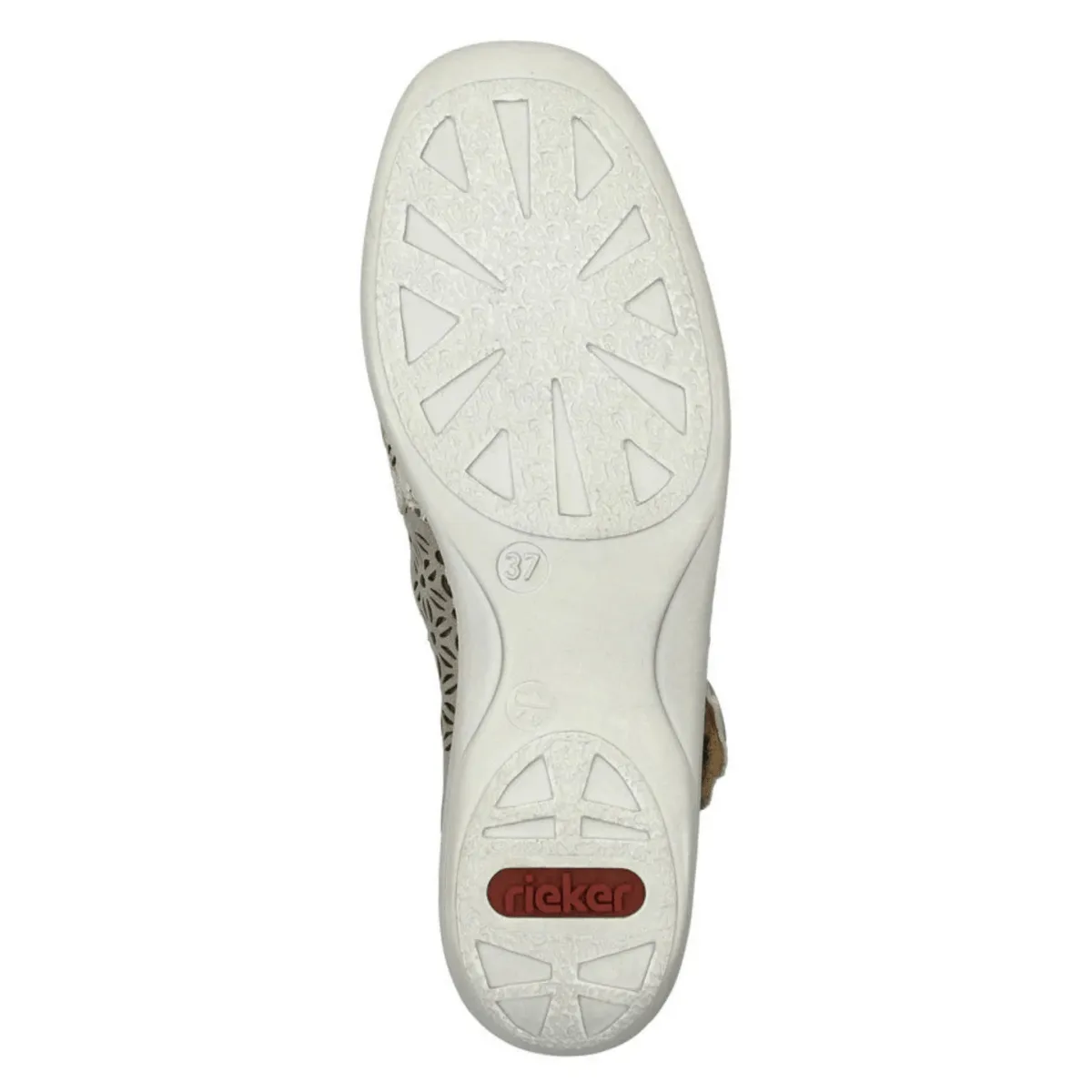 Rieker Damen 413G4-90 Doris Beige/Metallic/Perle