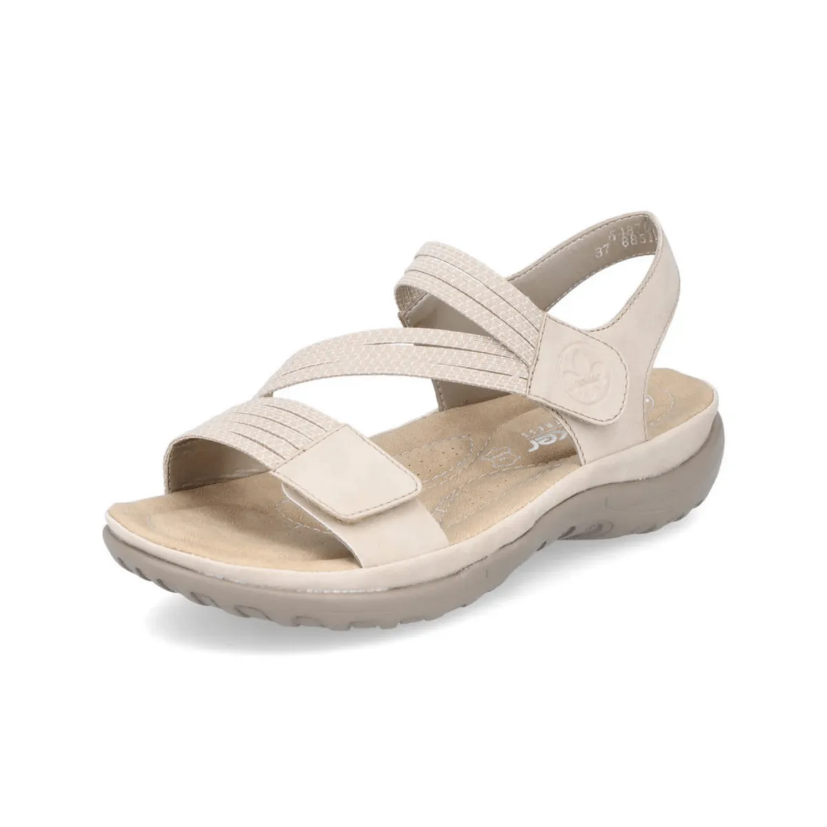 Rieker Damen 64870-62 Franja Ingwer/Weiß