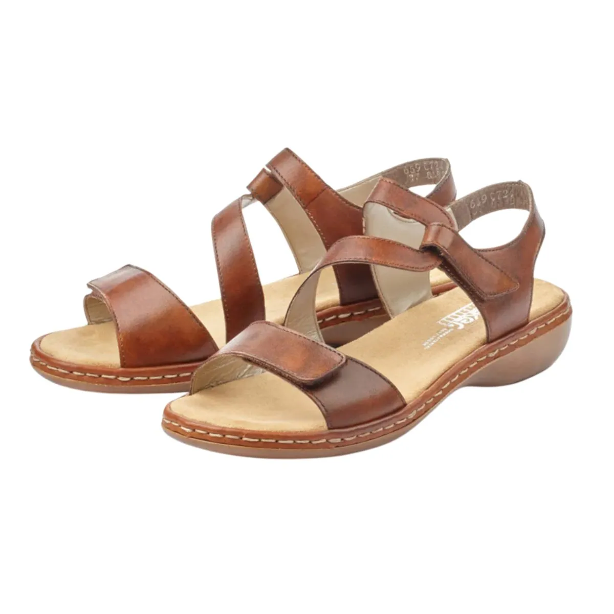 Rieker Damen 659C7-24 Naturleder
