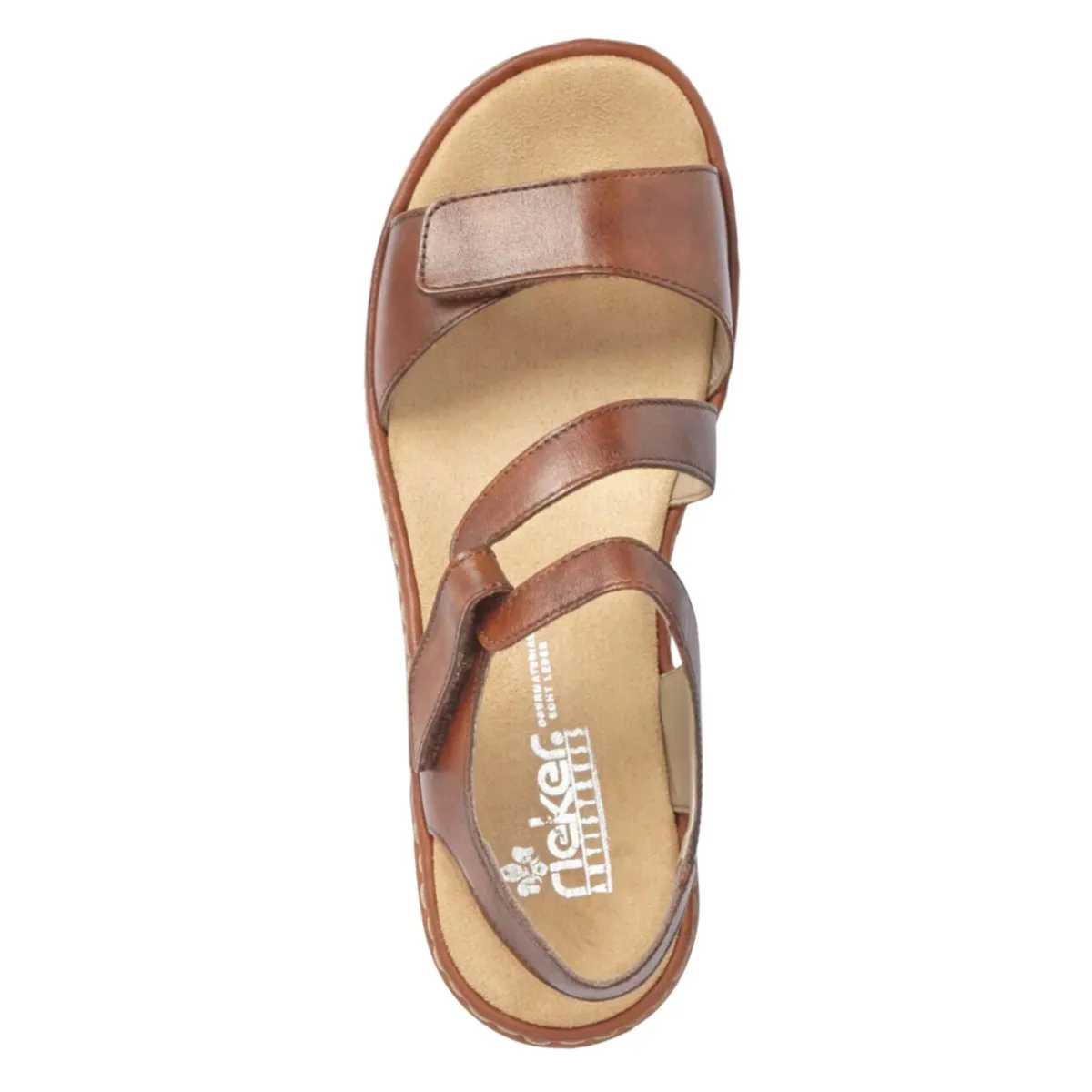 Rieker Damen 659C7-24 Naturleder