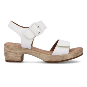 Rieker Damen D0N52-80 Jerilyn Weißes Leder
