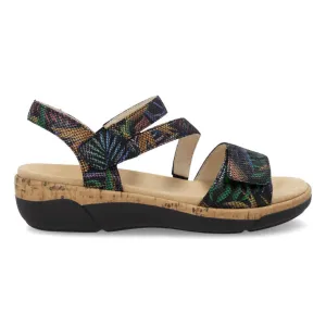 Rieker Damen R6860-91 Jocelyn Schwarz Multi Leder