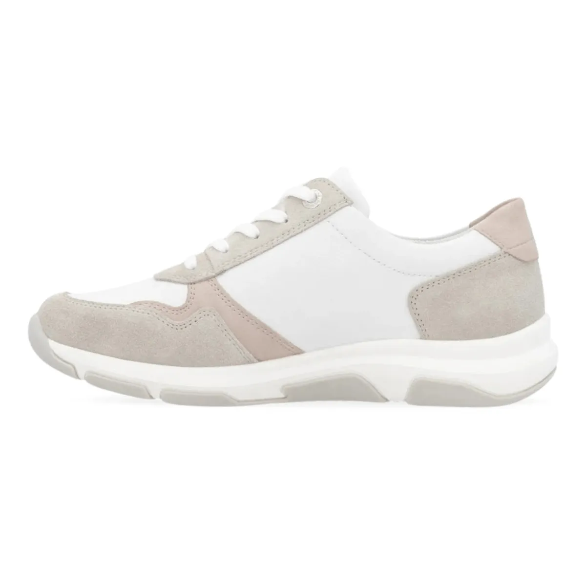 Rieker Damen Soraya D1S03-81 Quarz/Weiß/Rosa/Creme