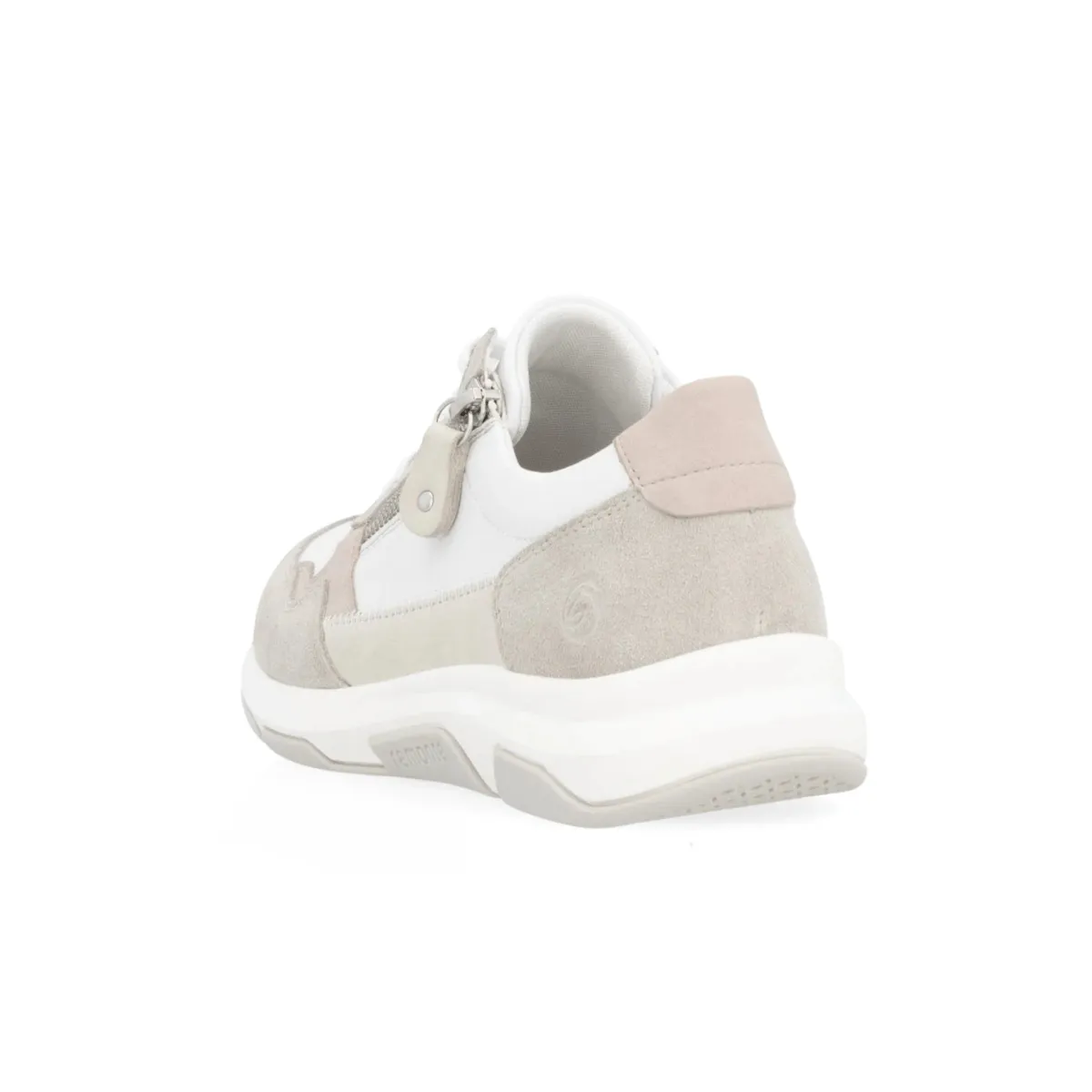 Rieker Damen Soraya D1S03-81 Quarz/Weiß/Rosa/Creme