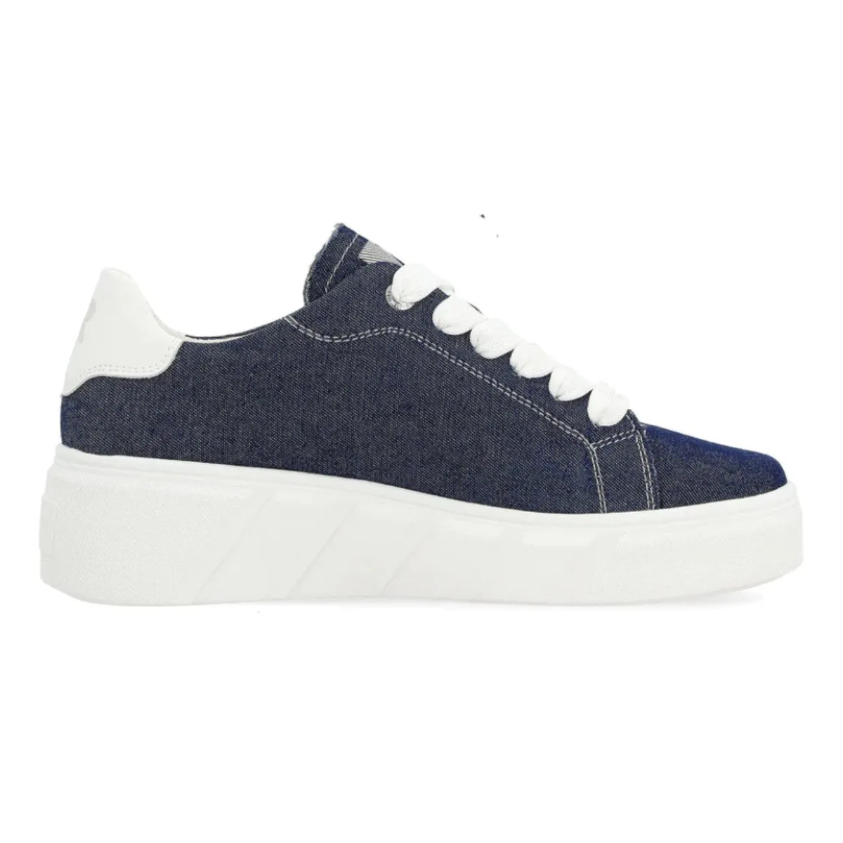 Rieker Damen W0501-14 Carla Ozean/Off White/Denim