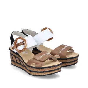 RIKER ROSE SANDALETTE - 6817664 - BRAUN MULTI