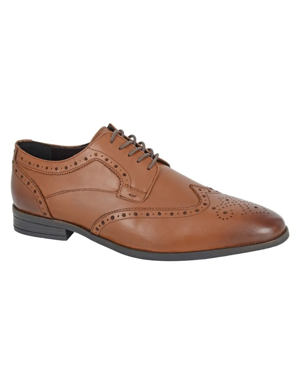 Roamers Herren 5-Loch Brogue Gibson Schuhe Roamers Schuhe