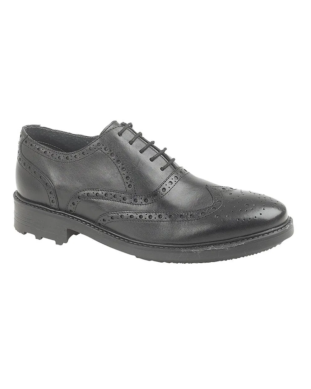 Roamers Herren 5-Loch Brogue Oxford Schuhe Roamers Schuhe