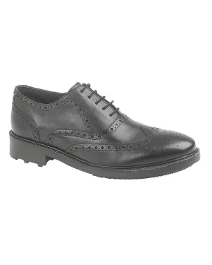 Roamers Herren 5-Loch Brogue Oxford Schuhe Roamers Schuhe