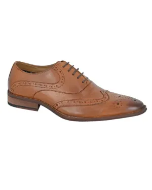 Roamers Herren 5-Loch Flügelbrogue Oxford Schuhe Roamers Schuhe