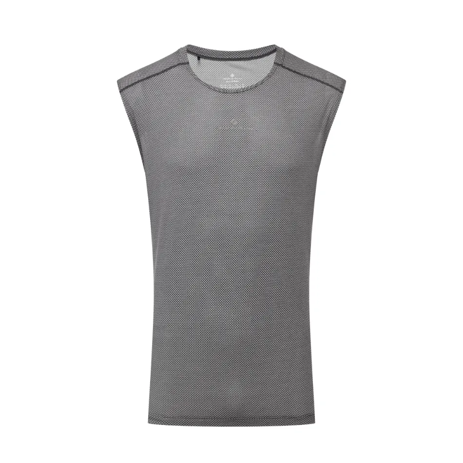 Ronhill Herren Tech Golden Hour Tanktop in Schwarz Matrix SS25
