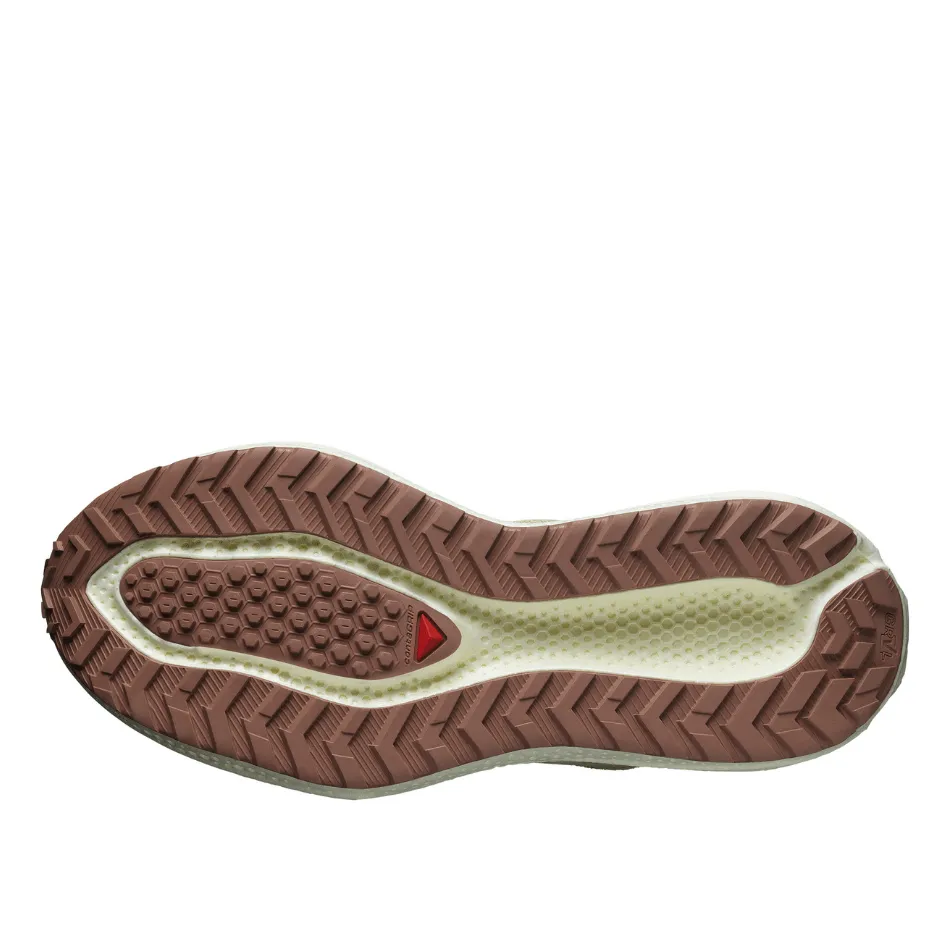 Salomon Herren Aeroglide 3 GRVL Laufschuhe in Grünschleier/Vanilleeis/Rostbraun SS25