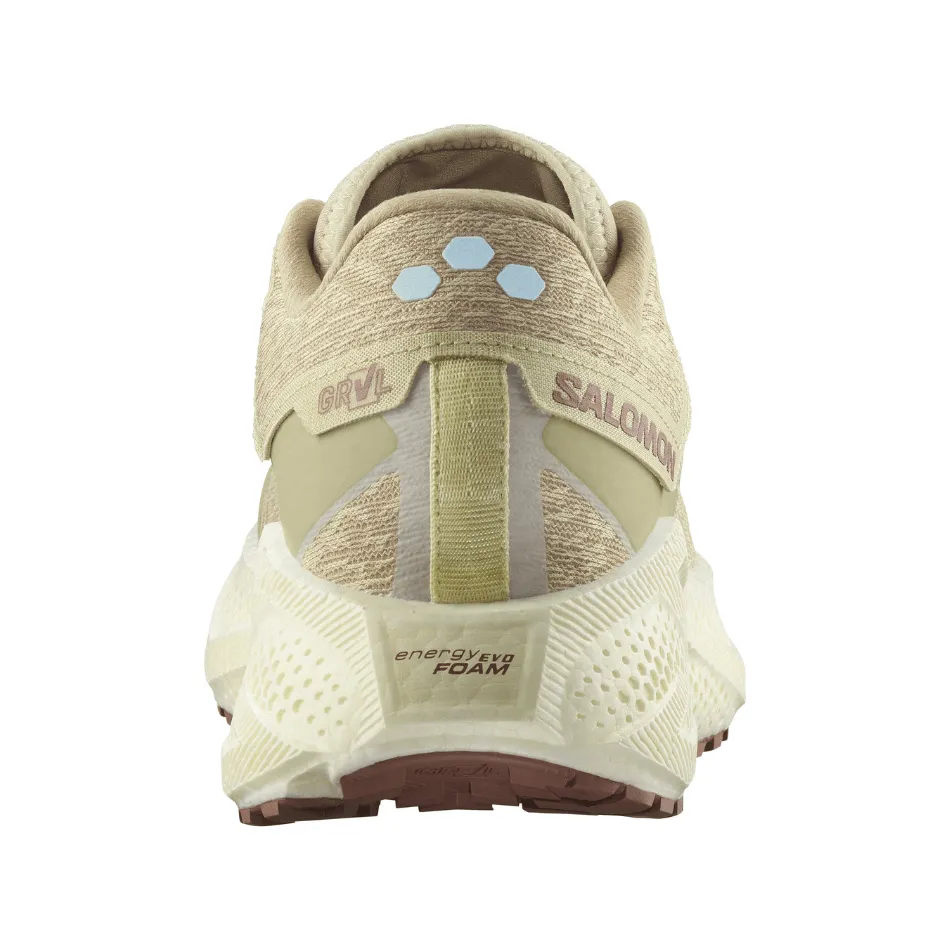 Salomon Herren Aeroglide 3 GRVL Laufschuhe in Grünschleier/Vanilleeis/Rostbraun SS25