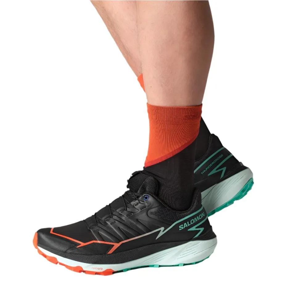 Salomon Herren Thundercross Trailrunning-Schuhe in Schwarz/Kirschtomato/Elektrisches Grün