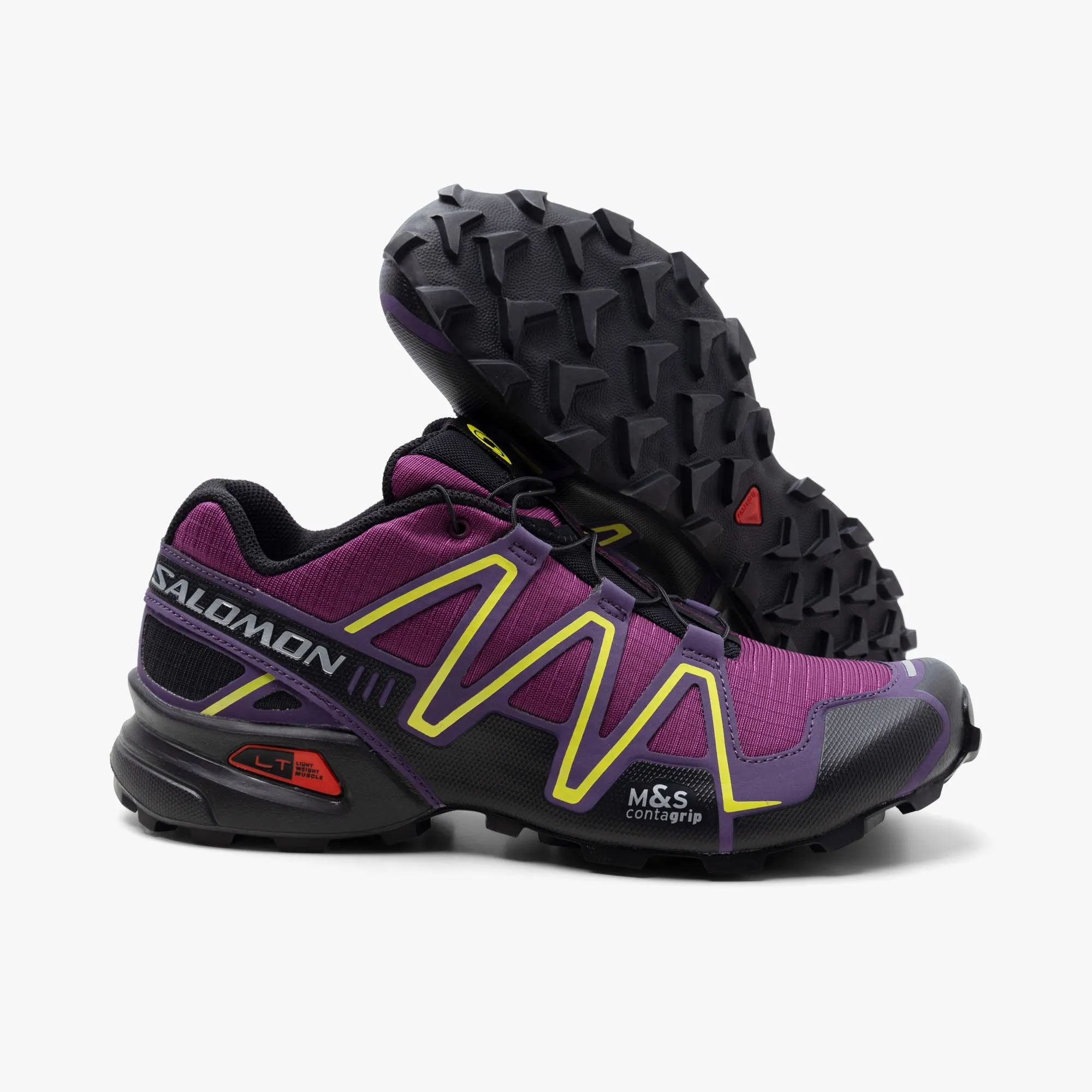 Salomon Speedcross 3 Pflaume Caspia / Schwarz - Kronjuwel