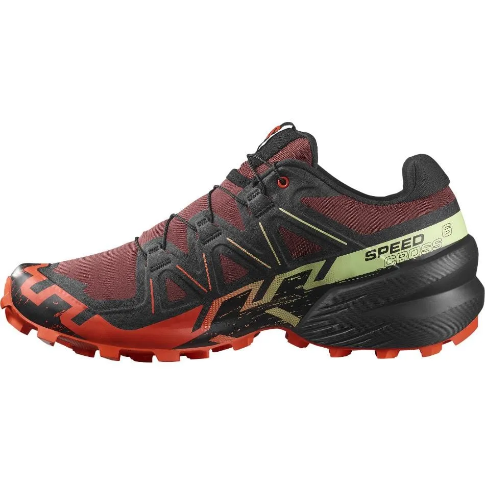 Salomon Speedcross 6 Herren Trailrunning-Schuhe in Rum Rosine/Kirschtomate/Cognac AW24