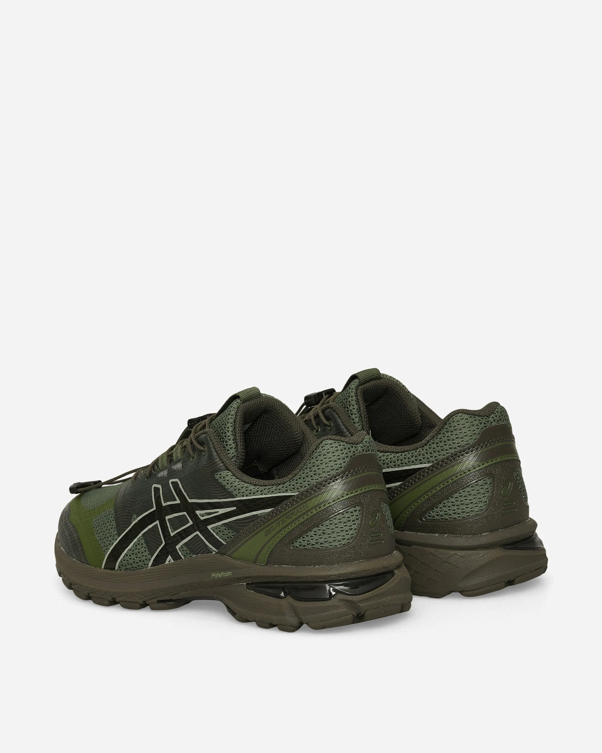 SANSAN GEAR GEL-Terrain Sneakers Bronze Grün / Asphalt