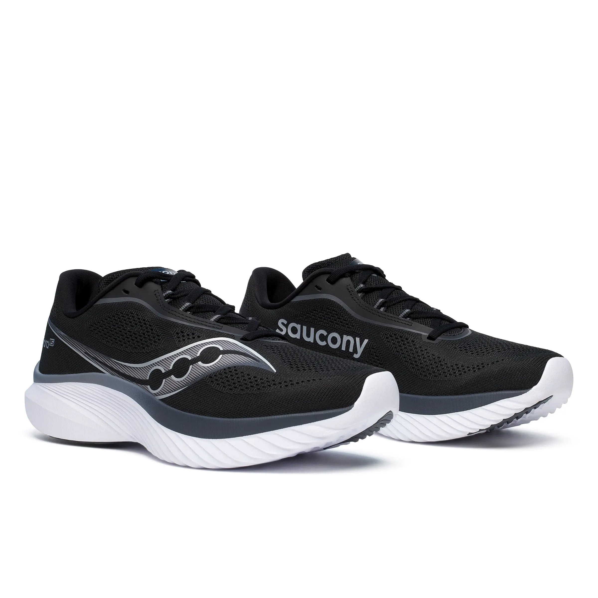 Saucony Kinvara 15 Herren Laufschuhe Schwarz/Weiß AW24 - Online Exklusiv