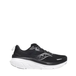 Saucony Herren Guide 18 Laufschuhe in Schwarz/Weiß SS25