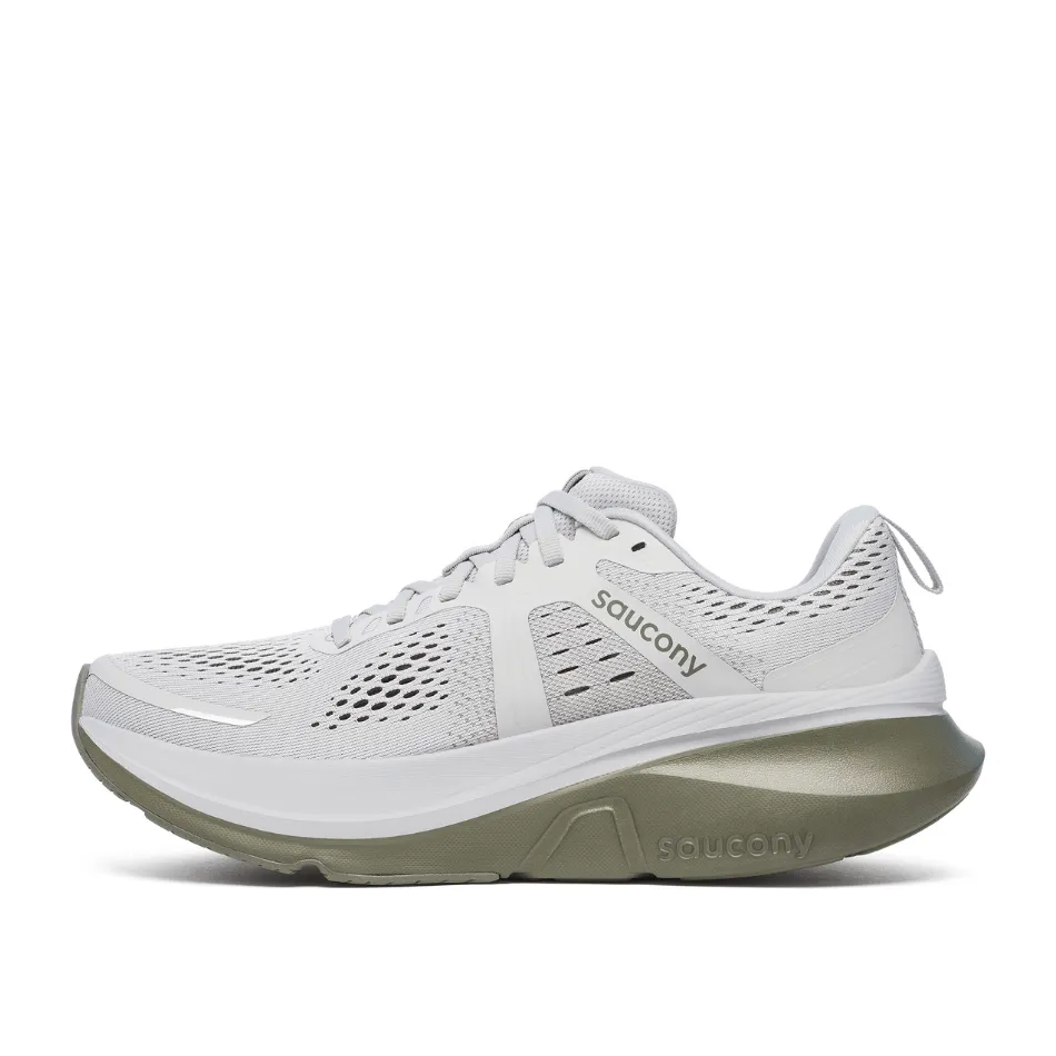 Saucony Herren Guide 18 Laufschuhe in Wolke/Olive SS25 - Online Exklusiv