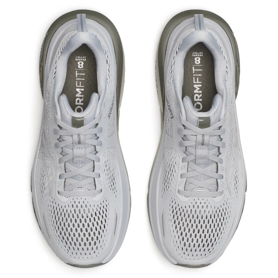 Saucony Herren Guide 18 Laufschuhe in Wolke/Olive SS25 - Online Exklusiv