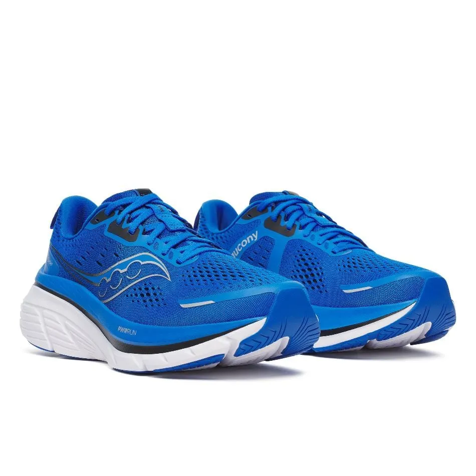 Saucony Herren Guide 18 Laufschuhe in Skydiver/Schwarz SS25