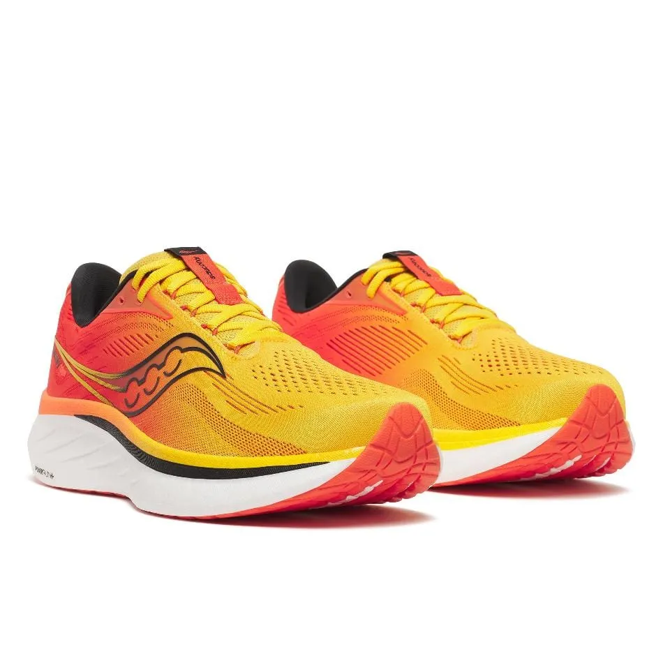 Saucony Herren Laufschuhe Ride 18 in Pollen/Pfeffer SS25