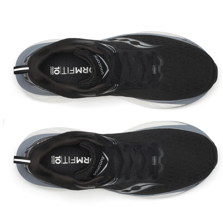 Saucony Herren Triumph 22 Laufschuhe in Schwarz/Weiß - Online Exklusiv