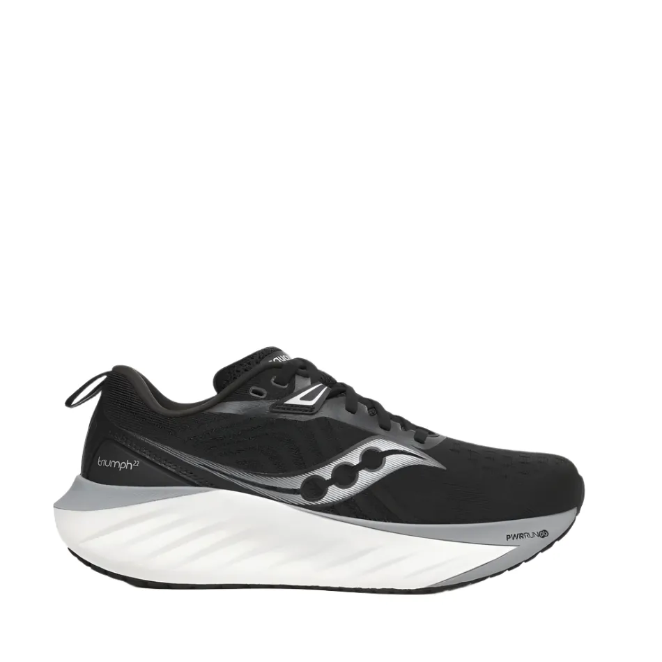 Saucony Herren Triumph 22 Laufschuhe in Schwarz/Weiß - Online Exklusiv