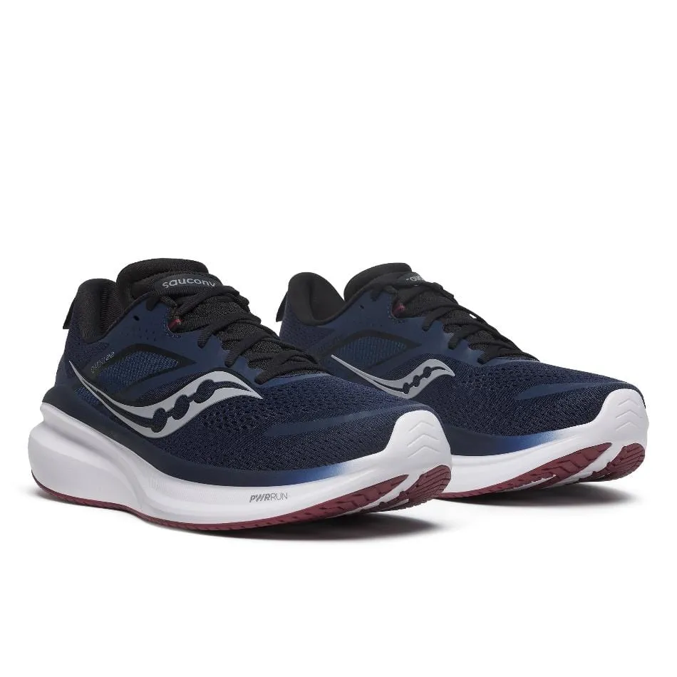 Saucony Omni 22 Herren-Laufschuhe Marine/Johannisbeere AW24