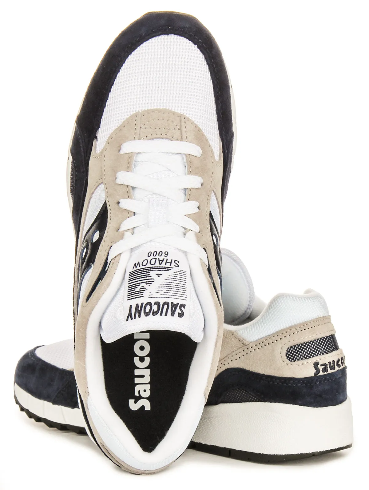 Saucony Shadow 6000 in Weiß Marine Schuhe Saucony