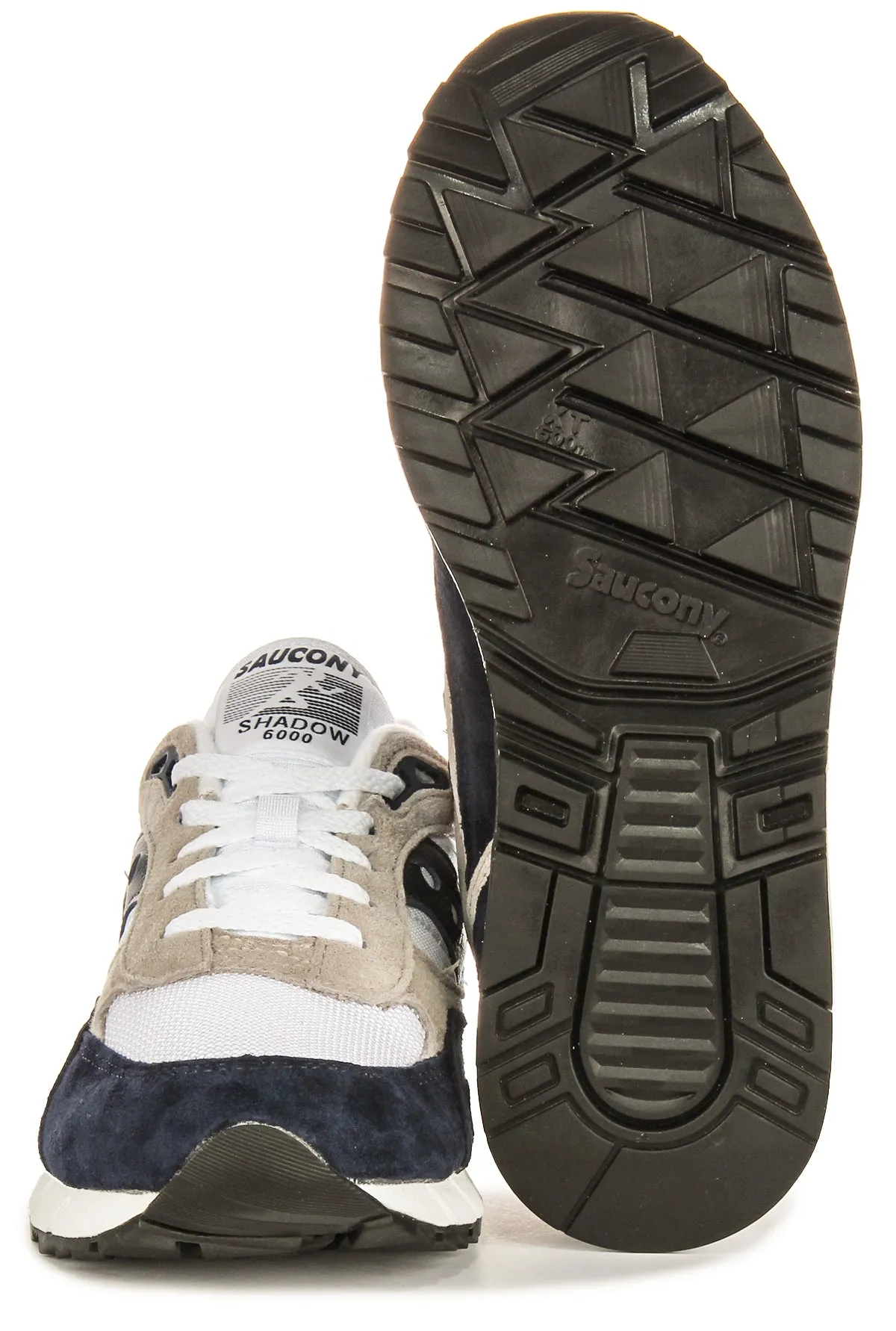 Saucony Shadow 6000 in Weiß Marine Schuhe Saucony