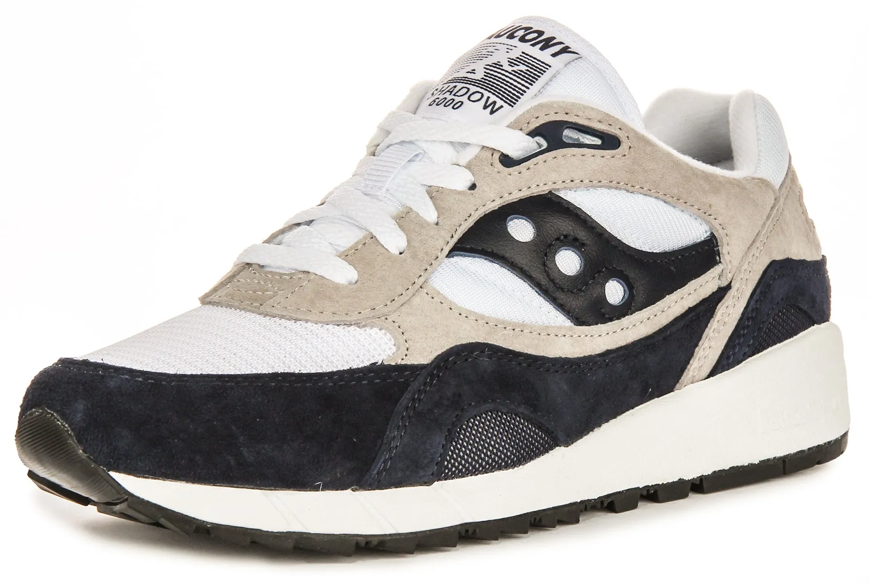 Saucony Shadow 6000 in Weiß Marine Schuhe Saucony