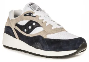 Saucony Shadow 6000 in Weiß Marine Schuhe Saucony